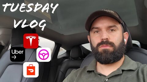 Another Day Another $300 Driving A #Tesla Model Y On #Uber #Lyft #DoorDash Daily Update Tues 4/26/22