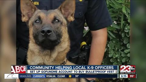 Local woman creates GoFundMe to get Bakersfield Police K-9 Officer a vest