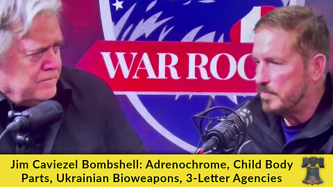 Jim Caviezel Bombshell: Adrenochrome, Child Body Parts, Ukrainian Bioweapons, 3-Letter Agencies