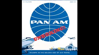 Pan Am Board Game Unboxing
