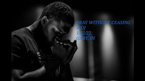 Pray Without Ceasing