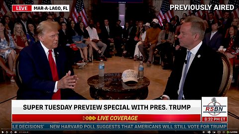 Donald J. Trump Interview by Right Side Broadcasting Network