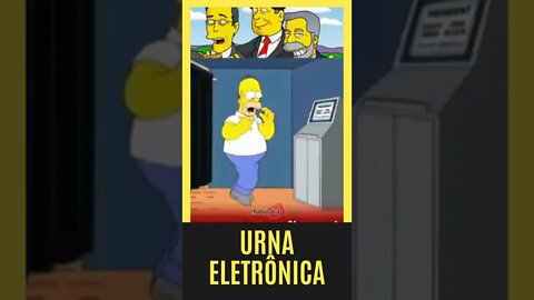 Simpsons e a Urna Eletrônica Eleições 2022 #shorts