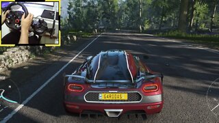 KOENIGSEGG AGERA RS 2017 Forza Horizon 4 gameplay Logitech g29