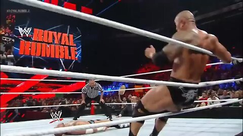 the rock vs CM punk wwe match