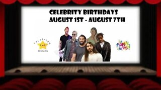 Celebrity Birthdays august 1st - august 7th - jason mamoa - james hetfield - evangeline lilly