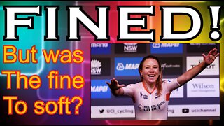 Annemiek Van Vlueten, FINED! But was the fine to soft?