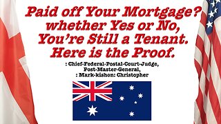 Paid off Your Mortgage_ Whether Yes or No, You're Still a Tenant_ Here is the Proof.