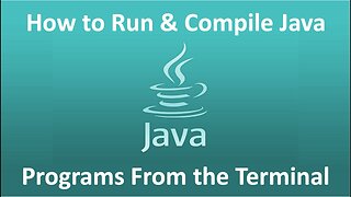 How to RUN & COMPILE Java Programs From the Terminal Command Prompt On a Mac - Basic Tutorial | New