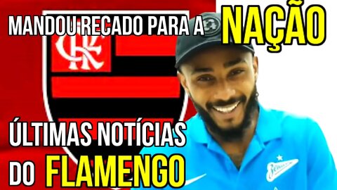 LOUCURA! WENDEL MANDA RECADO PARA A NAÇÃO RUBRO NEGRA ESTAMOS JUNTOS NAÇÃO NOTÍICAS DO FLAMENGO