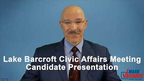Lake Barcroft Fall Civic Affairs Meeting- Candidate Presentation