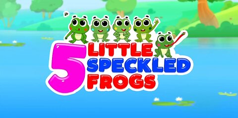 Five little speckled Frogs