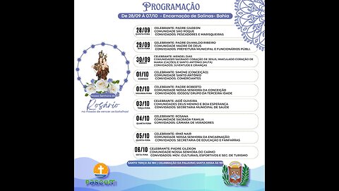 PROGRAMAÇAO NOSSA SENHORA DO ROSARIO