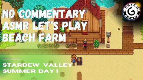 Stardew Valley No Commentary - Family Friendly Lets Play on Nintendo Switch - Summer Day 1