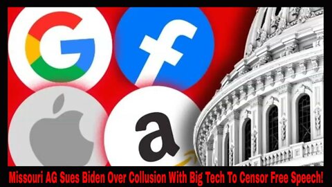Missouri AG Sues Biden And Others For Colluding With Big Tech To Censor Free Speech!