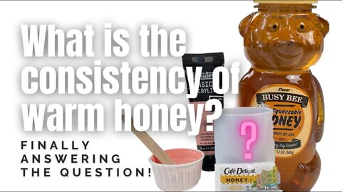 What is the Consistency of Warm Honey? | Answering the 'age old' acrylic pouring question!