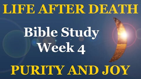 Life and Death: Purity and Joy (Week 4)