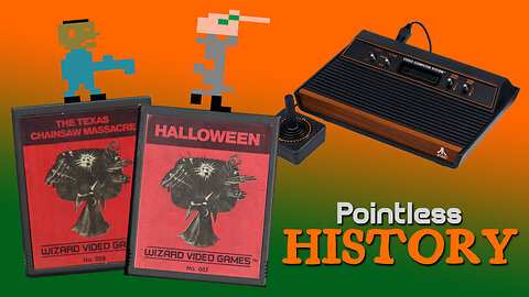 Texas Chainsaw & Halloween on Atari - 1st Horror Movie Video Games - Pointless History - Episode 2