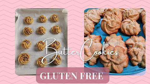 Gluten free Butter Cookies ( with Almond Flavor)