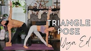 How to do Triangle Pose? | Triangle Pose AKA Trikonasana | Yoga Ed with Stephanie