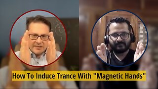 Conversation Hypnosis Professional Hypnotherapy Demo - How To Induce Trance With "Magnetic Hands"?