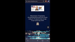 Mark Kishon Christopher - Website Preview