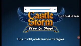 CastleStorm | Cheat | Tips | Tricks | Strategies