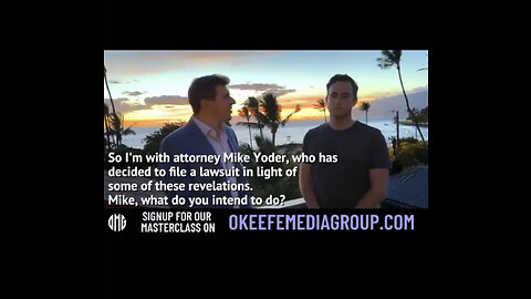 James O’Keefe with attorney Mike Yoder, Lahaina