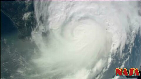 HURRICANE IDALIA IS SEEN FROM THE INTERNATIONAL SPACE STATION AFTER LANDFALL