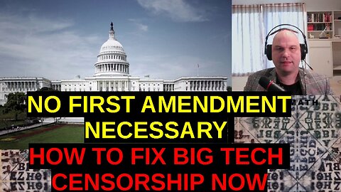 Congress can solve the issue with Big Tech censorship in an elegant way. KCW_019