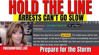 Hold the Line - NWO Collapsing - Arrests - Zech. 11-27-22