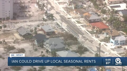 Hurricane Ian could drive up seasonal housing prices