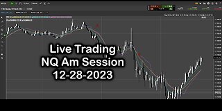 Live Trading Opening Session NQ 12-28-2023