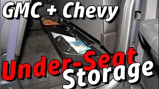 Crew Cab Storage for 2014-2018 GMC Sierra and Chevy Silverado Trucks 1500, 2500, 3500