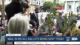 Mail-in recall ballots being sent Monday