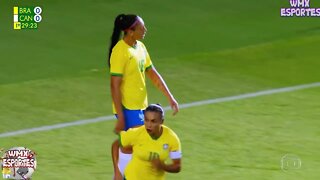 SELEÇÃO FEMININA Brasil x Canadá Melhores Momentos Amistoso 14 06 2021