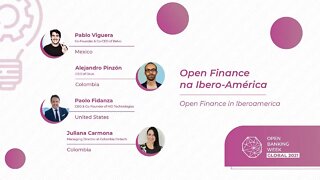 Open Finance na Ibero america Pablo viguera, Alejandro Pinzon, Paolo Fidanza, Juliana CArmona