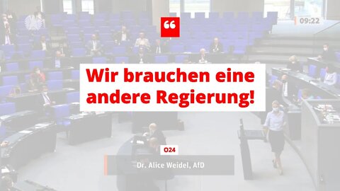 Alice Weidel - Wir brauchen eine andere Regierung