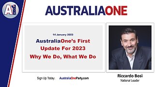 AustraliaOne Party - AustraliaOne's First Update for 2023