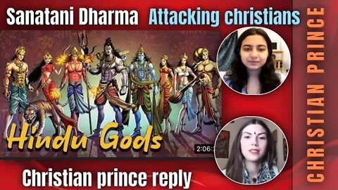 Christian Prince reply to sanatani dharma