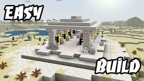 How to build an temple in minecraft (tutorial)
