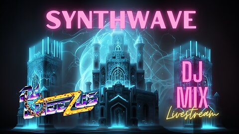 Up All Night Synthwave DJ Mix Livestream #1 with Visuals - DJ Cheezus Presents