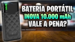 Análise da Power Bank Inova 10000 mAh com Lanterna e Visor LED