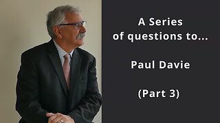 Rock The Vote NZ candidate for Auckland Central, Paul Davie, responds....Part 3