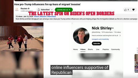 How pro-Trump influencers fire up fears of migrant 'invasion' - Reuters