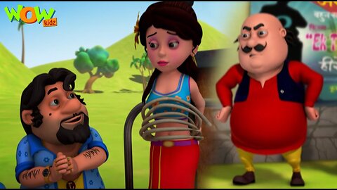 Motu Patlu ने बचाई Heroine की जान | Hindi Cartoon | Kahani | Kahaniya | Motu Patlu Vs John | #spot