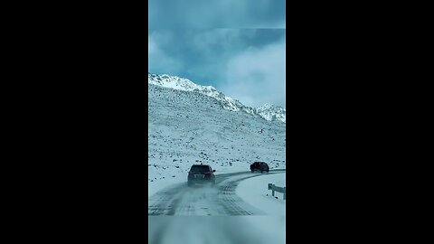Heavy Snowfall China Border Pakistan