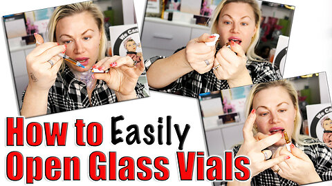 How to EASILY Open Glass Vials like Laennec | Code Jessica10 saves you Money at All Approved Vendors