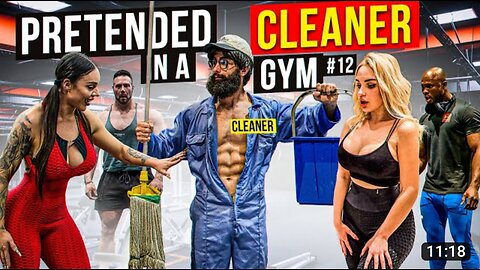 Elite Powerlifter Pretended to be a CLEANER | Anatoly GYM PRANK