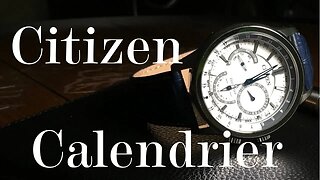 The Citizen Calendrier: A Beautiful Eco-drive Multi-function now with Crevasse (BU2020-02A)